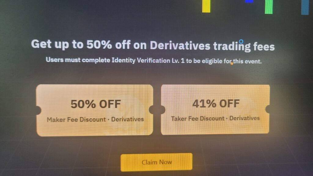 바이비트 수수료 할인 50%